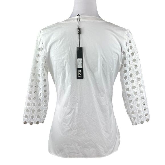 NWT Ravel White Zip Jacket, Size S - Picture 3 of 6